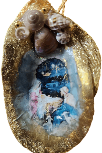 The birth of Baby Jesus ornament