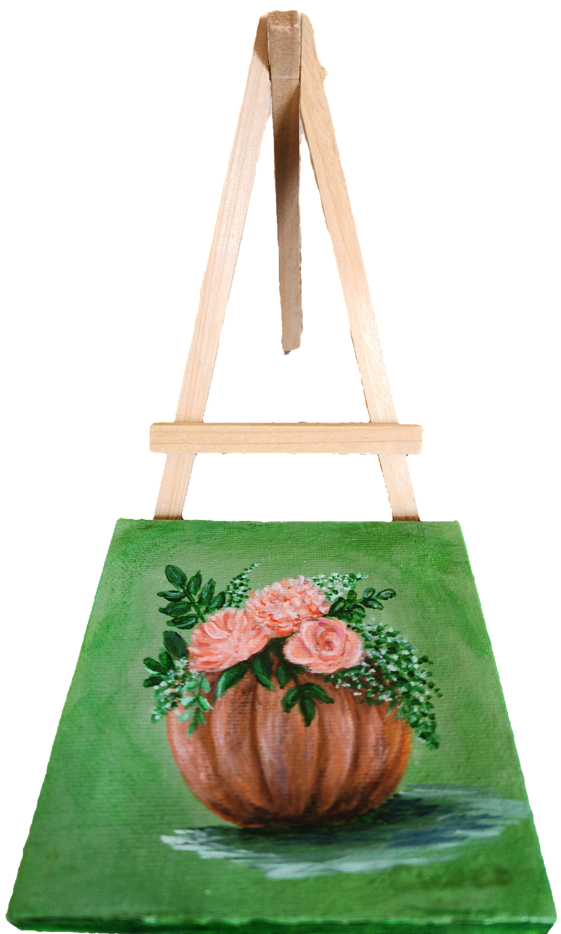 Mini Painting Pumpkin Floral