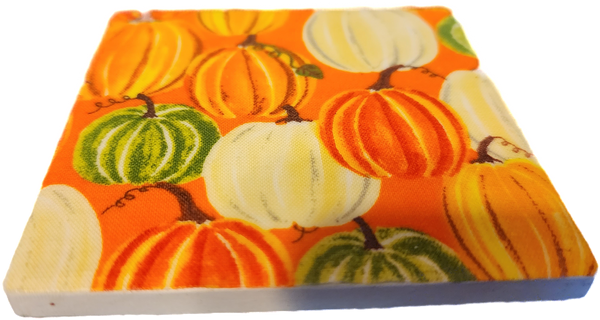 Pumpkin Patch Ceramic Coasters
