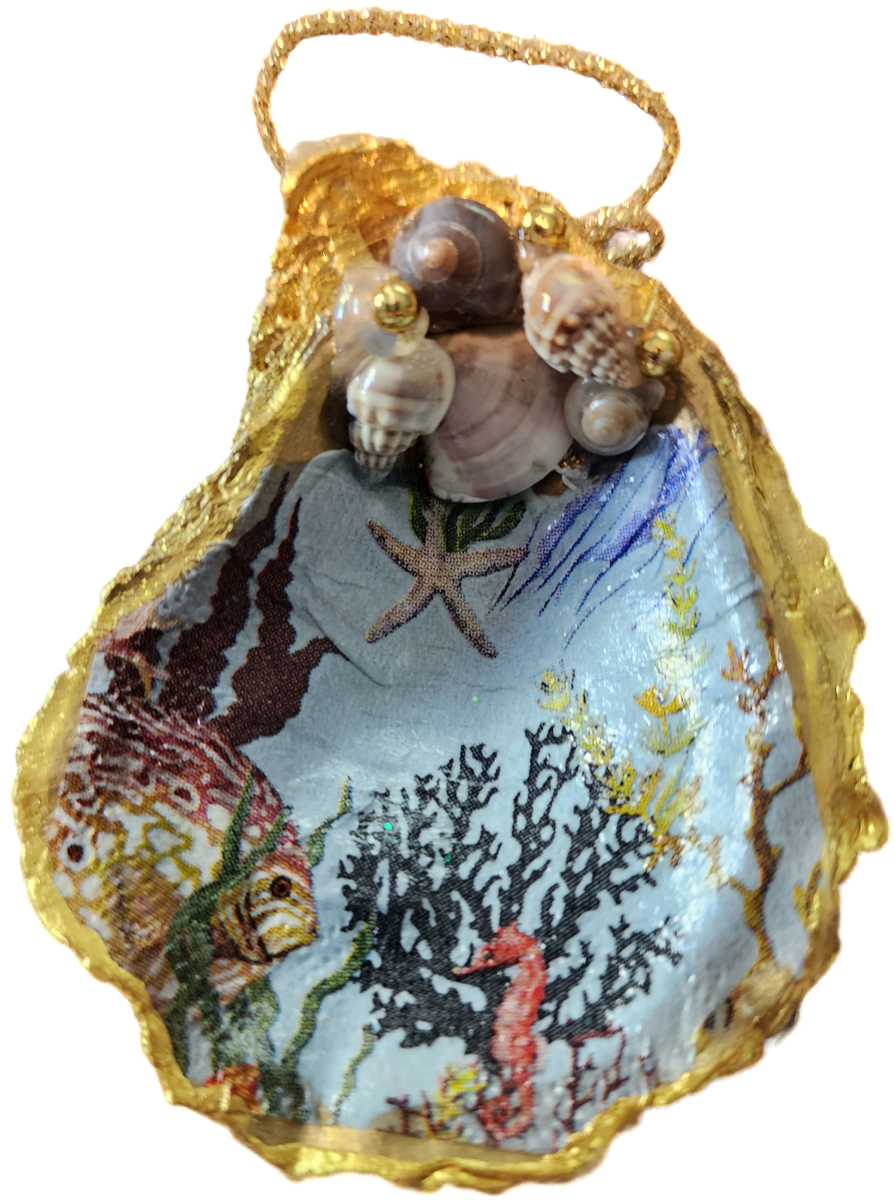 Under the Sea Oyster Ornament