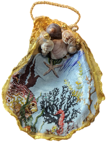 Under the Sea Oyster Ornament