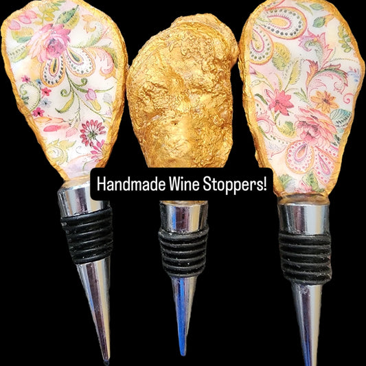 Floral pattern bottle topper