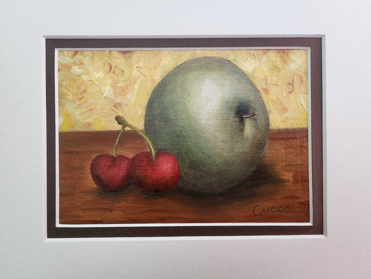 Poppin Apple and Cherries - SOLD