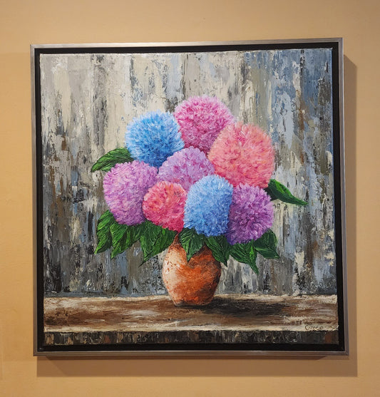 Colorful Hydrangea Bouquet - SOLD