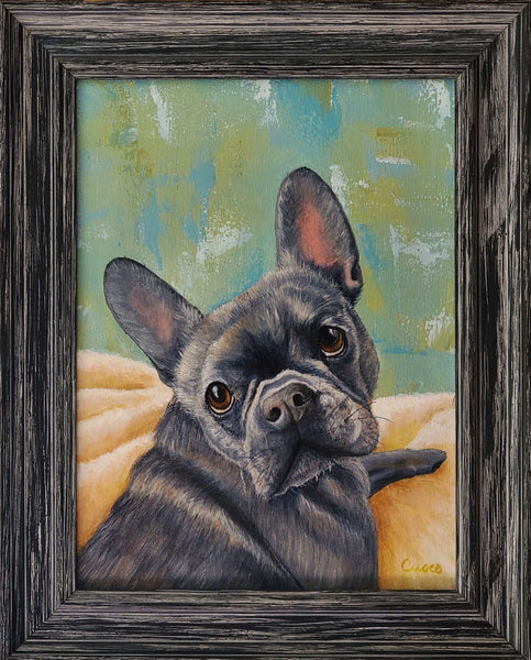 dog portrait, acrylic painting, pet portrait, pet memorial,  memorialize your pet, dog portrait commission