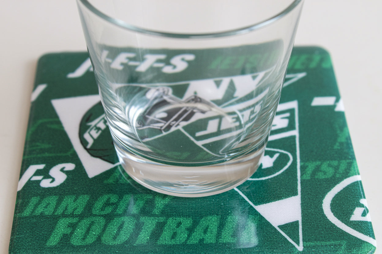 NY Jets Coaster Set of 4
