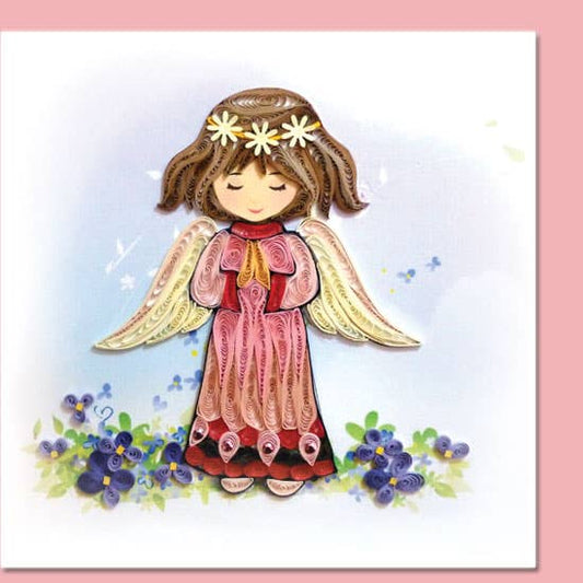 PRAYING ANGEL GREETING CARD