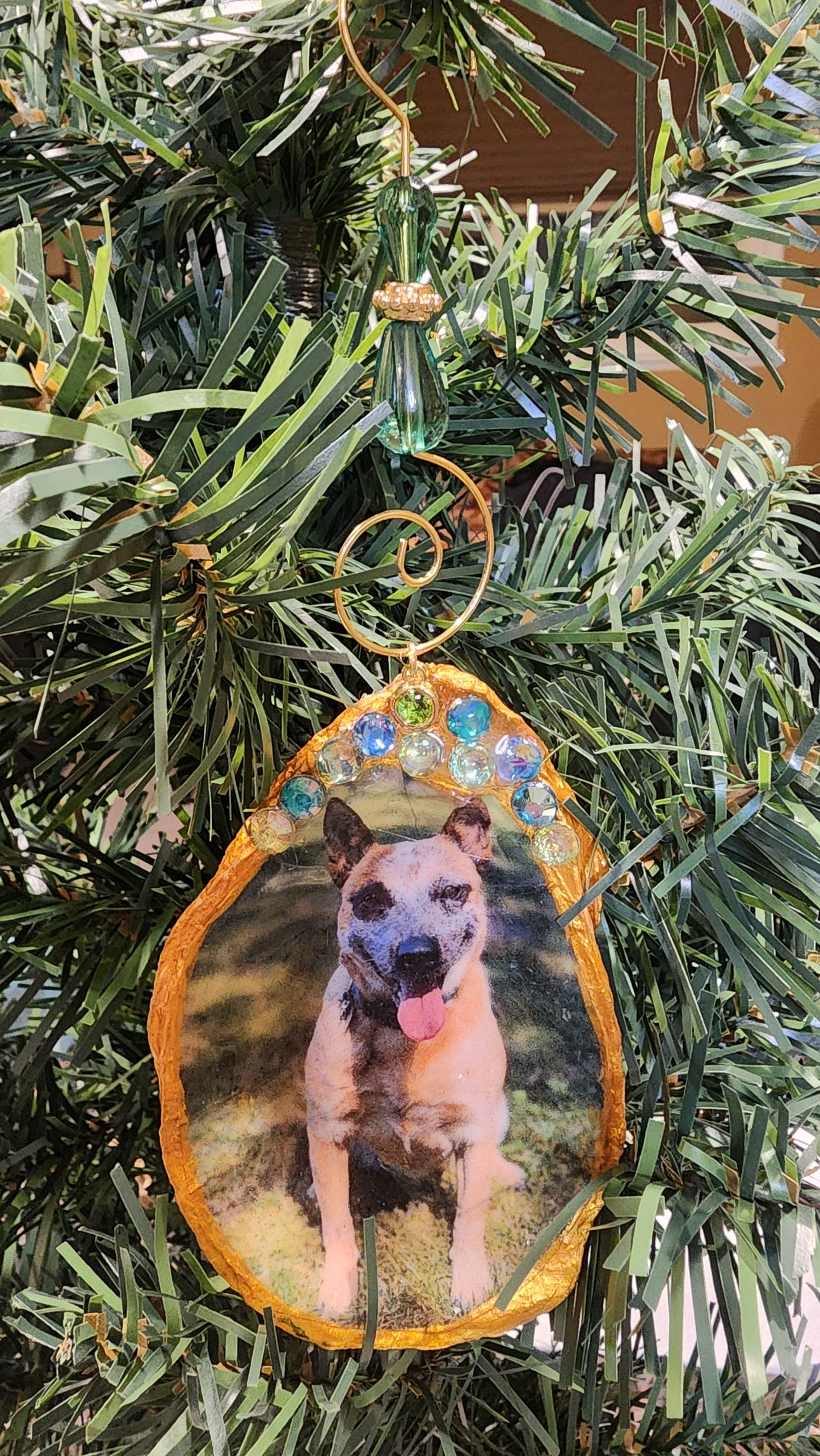 Personalized Oyster Shell Pet Ornaments