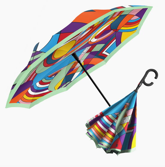 Umbrella - Reverse - Frank Lloyd Wright "Hoffman Rug"