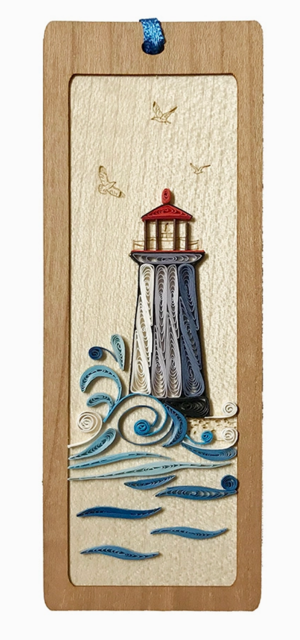 Quilled Light House Quilled Bookmark