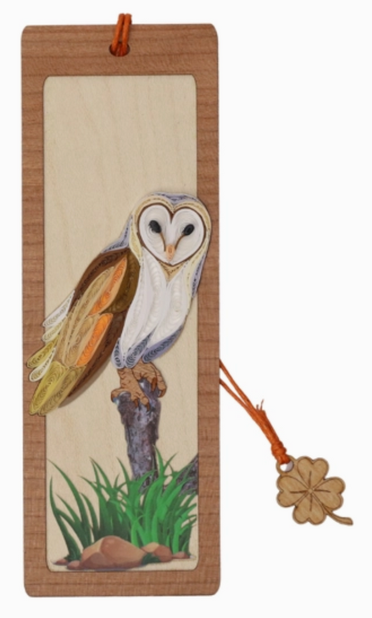 Quilled Barn Owl Bookmark