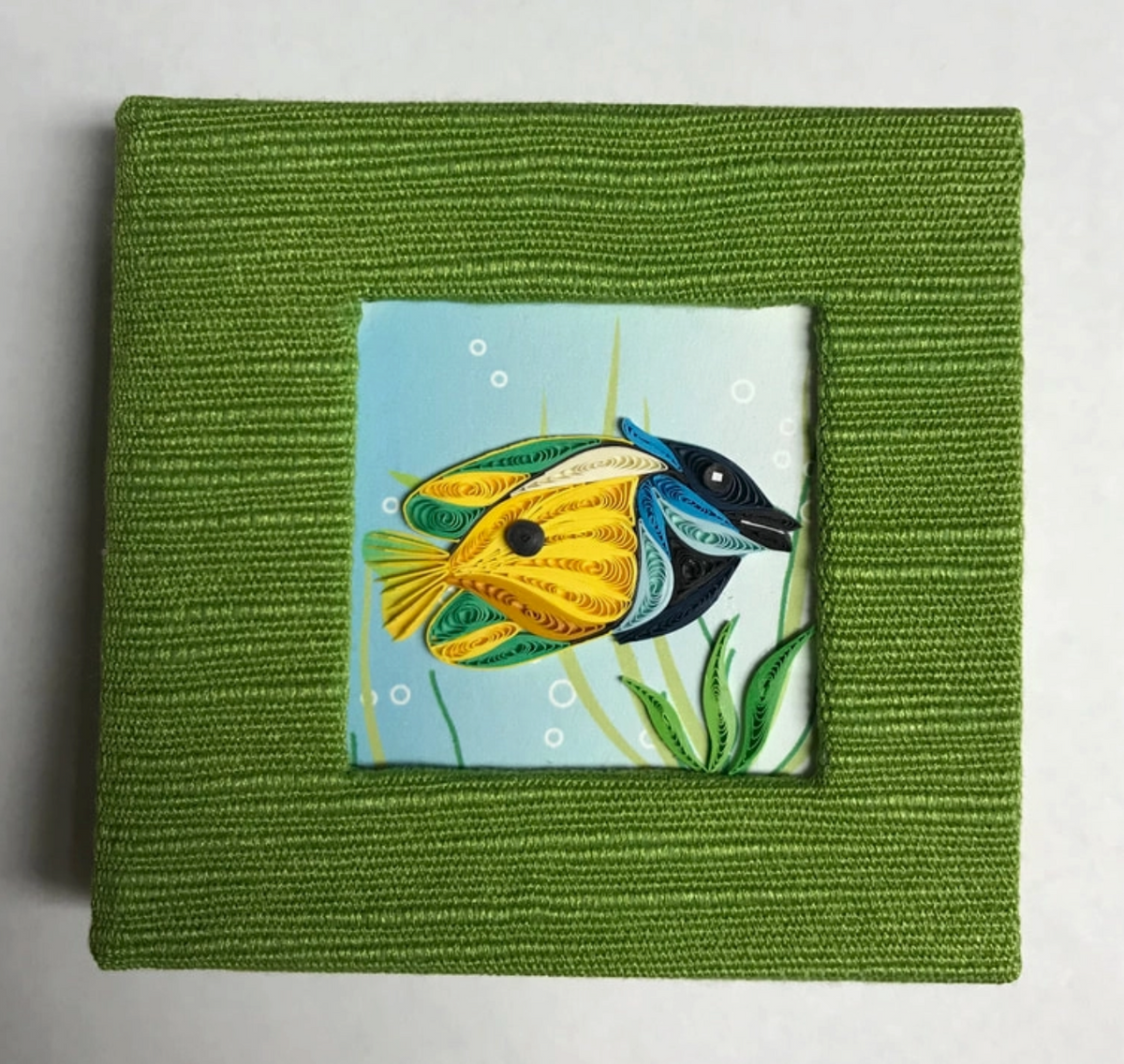 Quilled Tropical Fish Sticky Note Cover