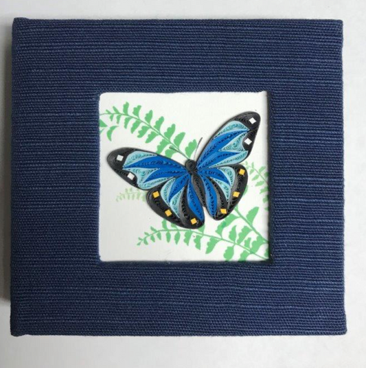 Quilled Butterfly Sticky Note Cover