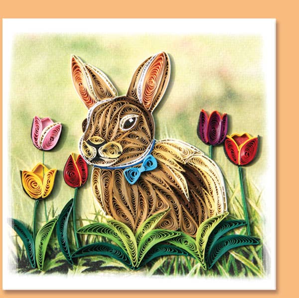 Rabbit Quilling Card