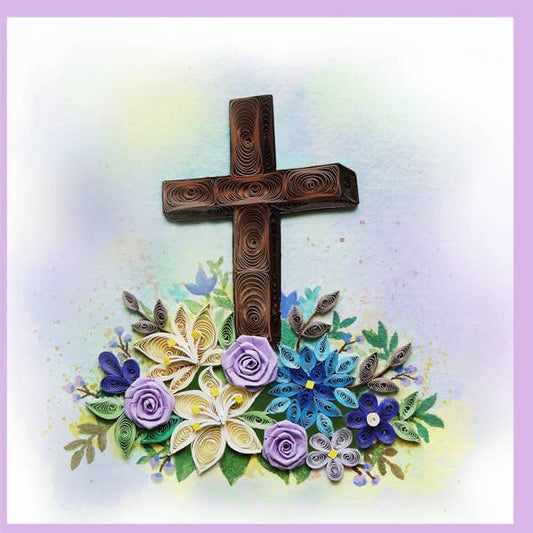 Crucifix & Flowers