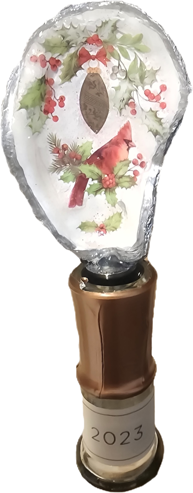 Cardinal Wine Bottle Stopper