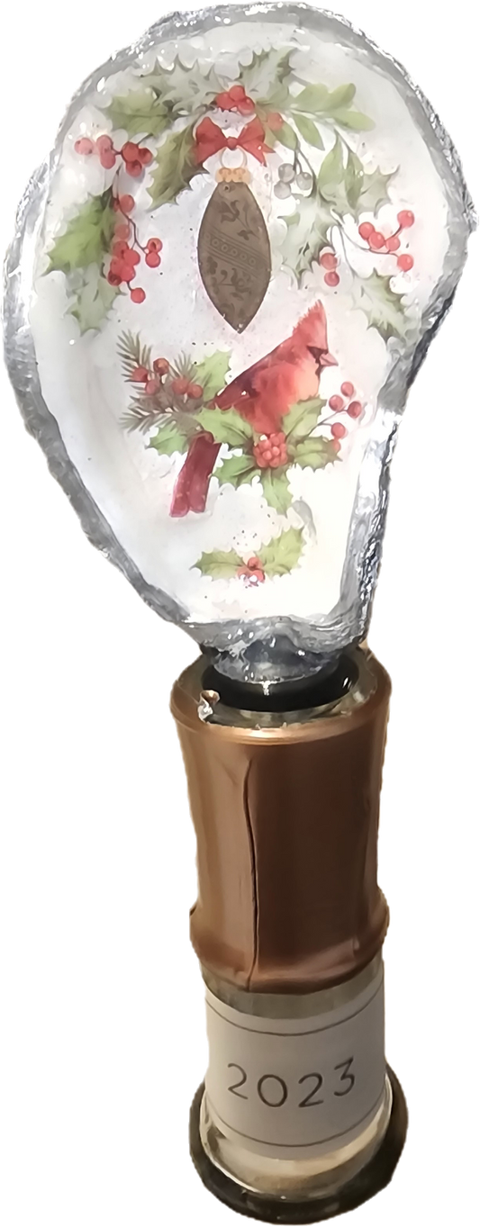 Cardinal Wine Bottle Stopper