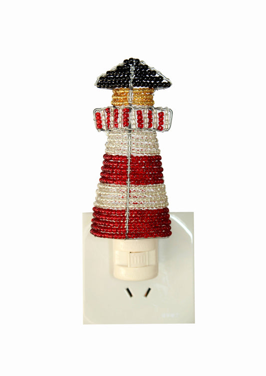 Beaded Lighthouse Night Light