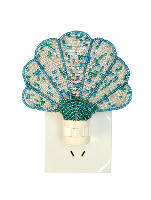 Beaded Seashell Night Light