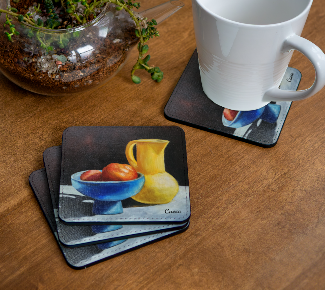 Impasto Sun Flower Vase Coaster