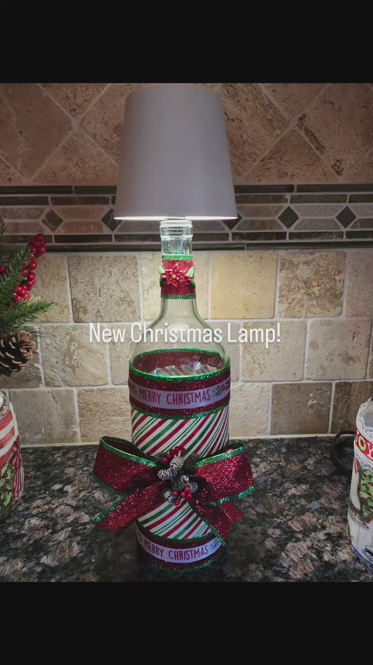 Christmas Bottle Lamp