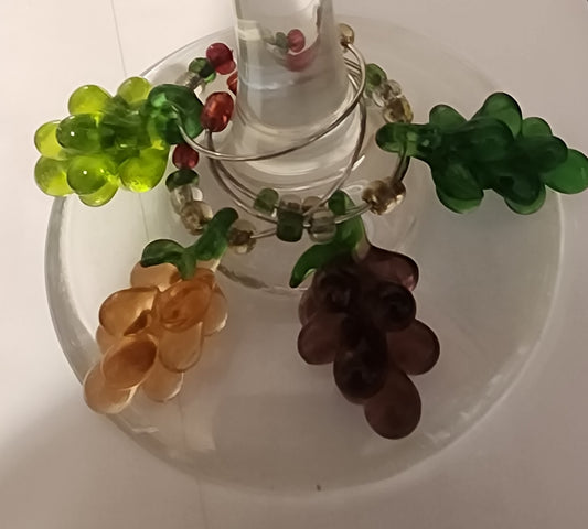 Grapes Wine Stopper Gift Set