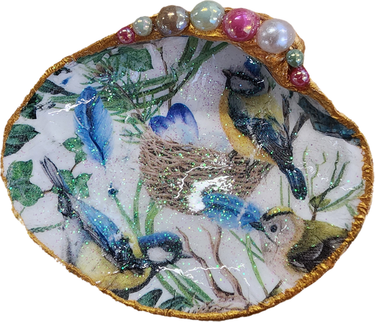 Blue Bird Trinket Dish/Soap Dish