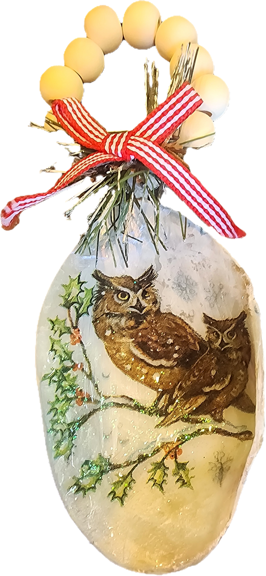 Woodland Aminal Owls Ornament