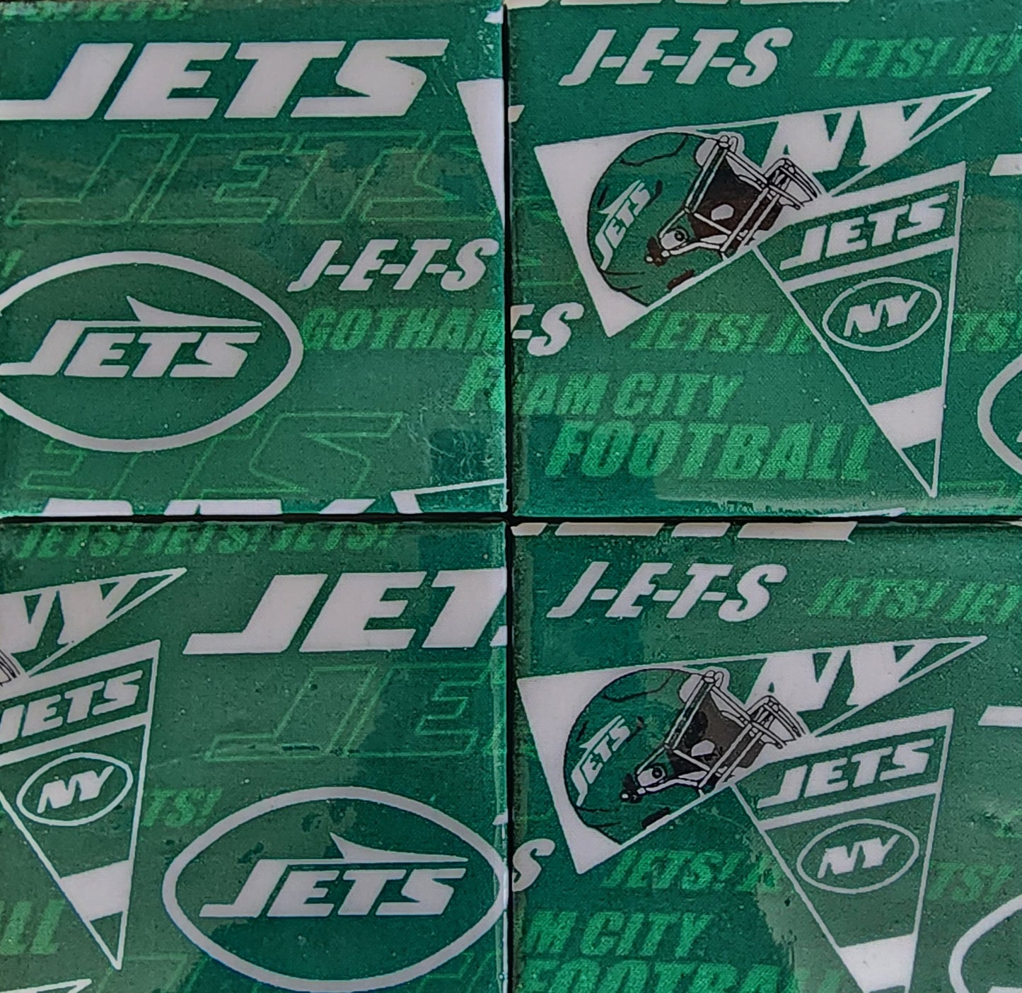 NY Jets Coaster Set of 4
