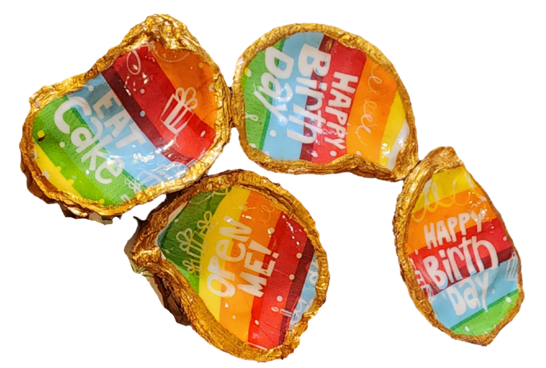 Oyster Shell Napkin Ring Sets