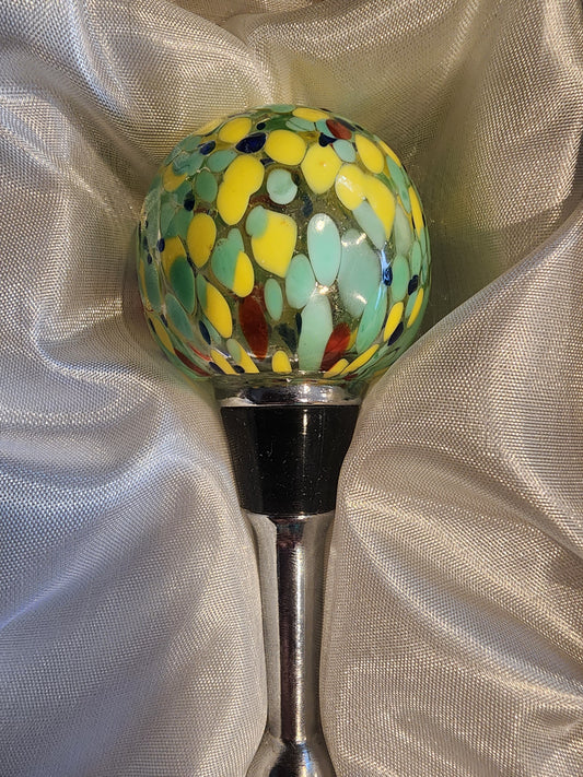 Glass Orb Wine Bottle Stoppers