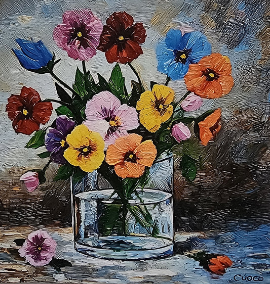 Perky Pansies Card