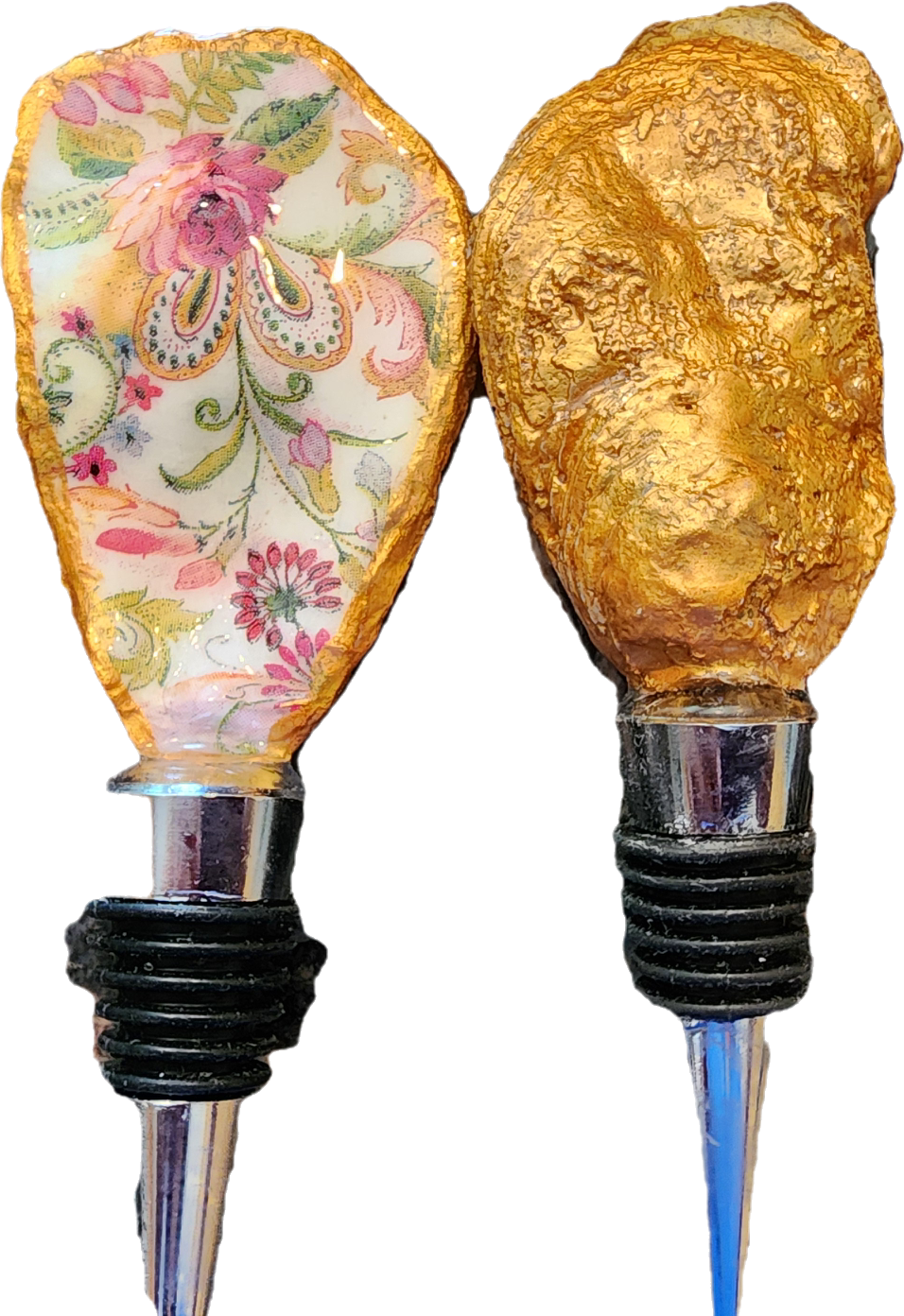 Floral pattern bottle topper