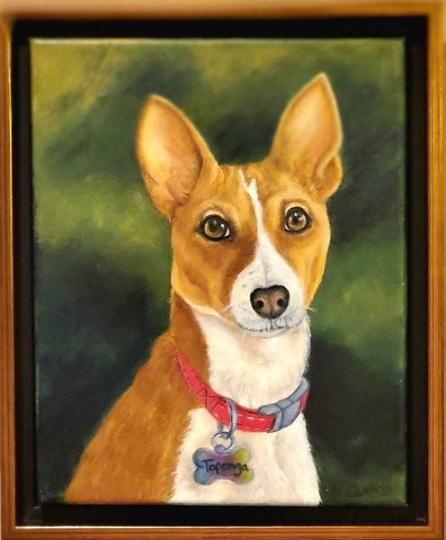 Dog Portrait of Topanga the Basenji