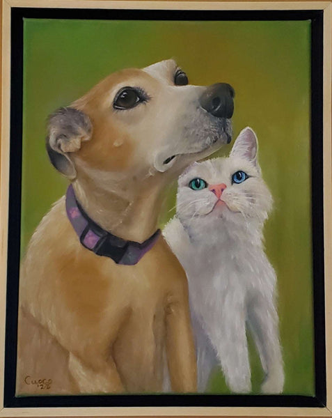 Dog and Cat Portrait Commission