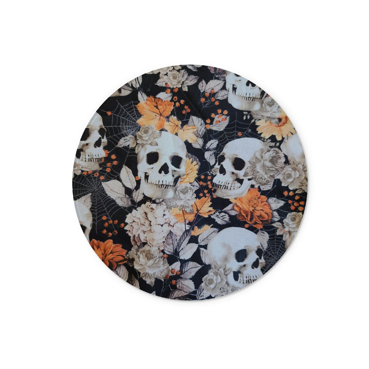 Skulls & Flowers Glass Cutting Board