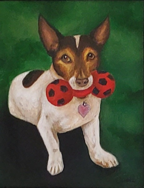 Commission of a Jack Russell Terrier - SOLD